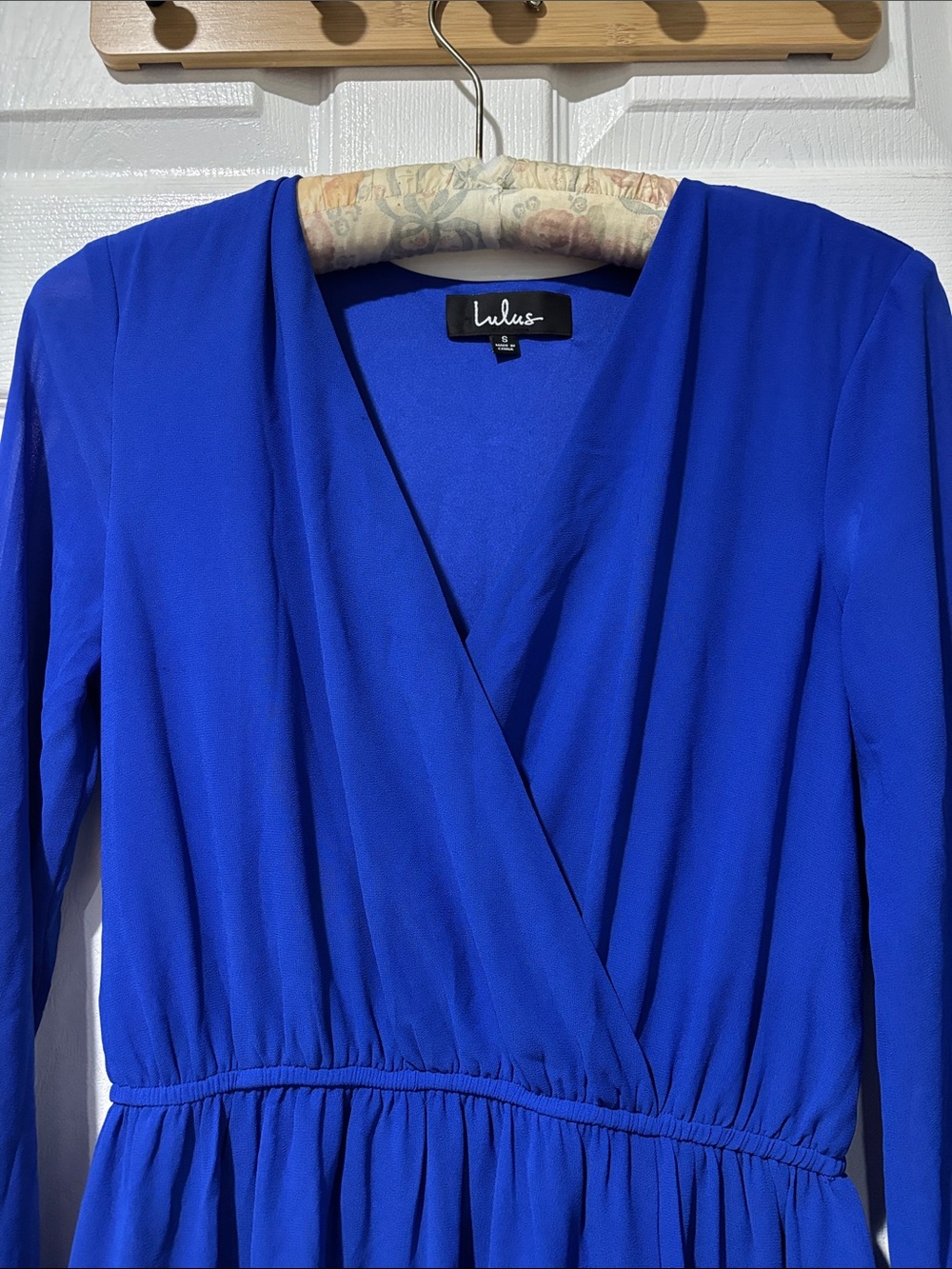 Lulu's Blue Long-Sleeve Dress - Picture 5 of 9